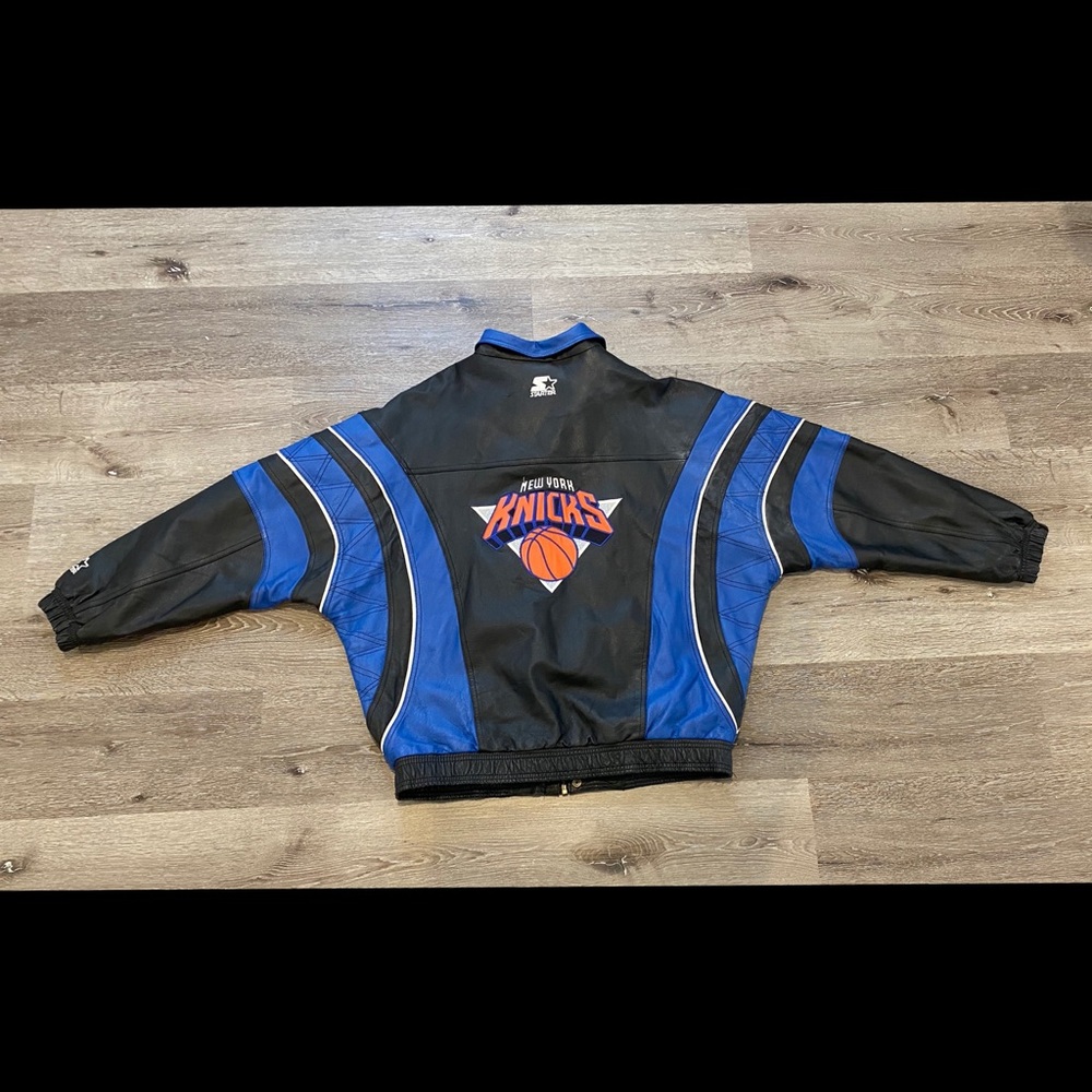 STARTER New York Knicks leather jacket